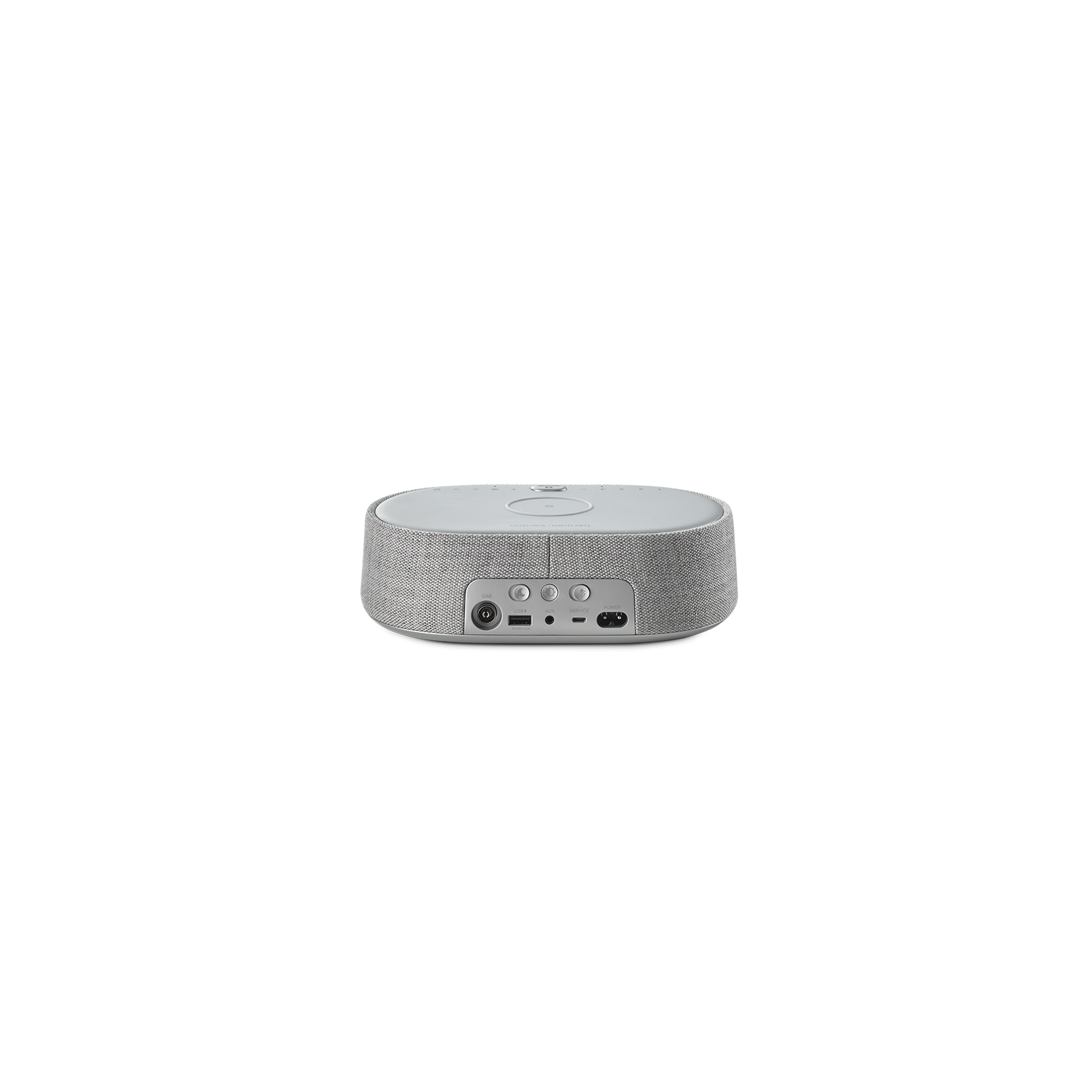 Harman Kardon Citation Oasis DAB - Grey - Voice-controlled speaker with DAB/DAB+ radio and wireless phone charging - Back